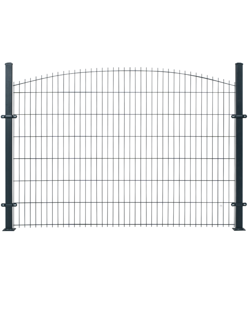 panou bordurat zincat ornamental pentru gard metalic